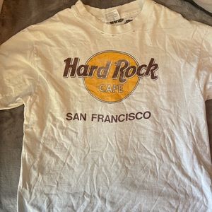 hard rock cafe distressed t shirt